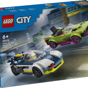 LEGO City Politseiauto ja muskelauto tagaajamine