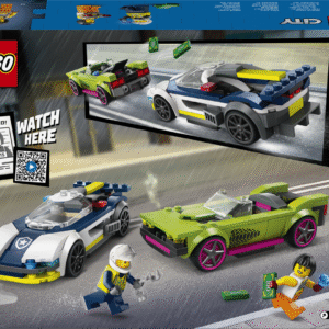 LEGO City Politseiauto ja muskelauto tagaajamine - Image 3