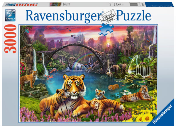 Ravensburger Pusle 3000 tk Tiiger paradiisilises laguunis