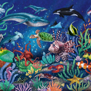 Ravensburger puidust pusle 500 tk Veealune maailm - Image 2