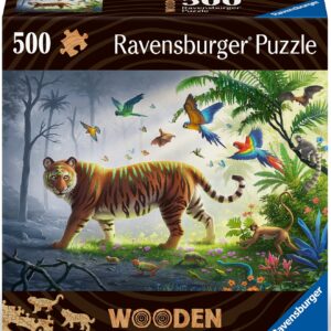 Ravensburger puidust pusle 500 tk Tiiger džunglis
