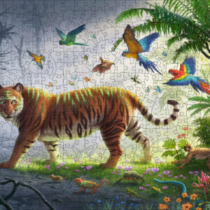 Ravensburger puidust pusle 500 tk Tiiger džunglis - Image 2