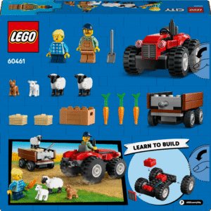 LEGO City Punane farmitraktor haagise ja lambaga - Image 2