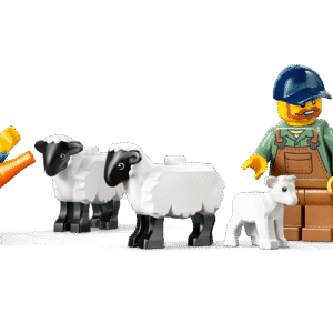 LEGO City Punane farmitraktor haagise ja lambaga - Image 5