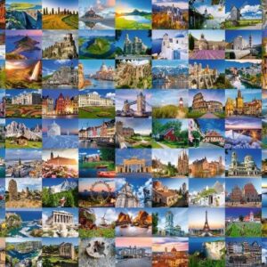 Ravensburger pusle 3000 tk Euroopa kaunimad paigad - Image 2