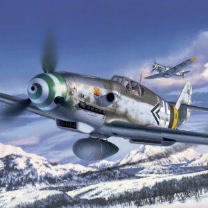 Revell liimitav mudel Messerschmitt Bf109 G-6 (hiline ja varajane versioon) 1:32