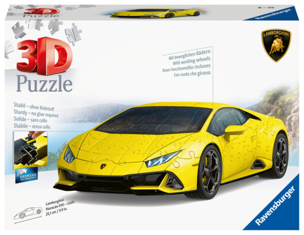 Ravensburger 3D pusle Lamborghini Huracan EVO Giallo
