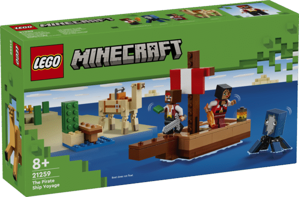 LEGO Minecraft Piraadilaeva reis