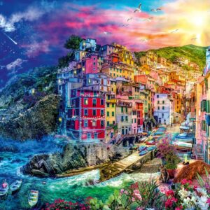 Ravensburger pusle 2000 tk Värviline Cinque Terre - Image 2