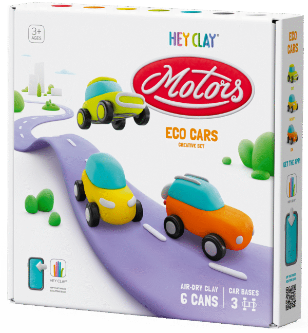 HEY CLAY voolimismass Öko autod ratastega