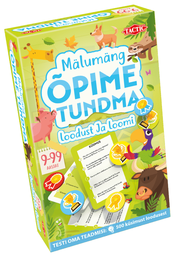 Tactic mälumäng Õpime tundma loodust ja loomi