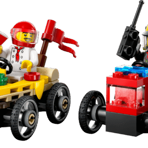LEGO City Pitsaauto vs tuletõrjeauto võidusõiduautode komplekt - Image 5