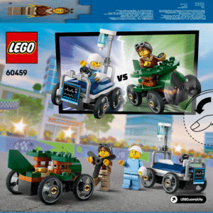 LEGO City Lennuk vs haiglavoodi võidusõiduautode komplekt - pilt 2