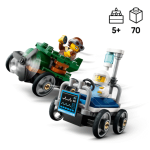 LEGO City Lennuk vs haiglavoodi võidusõiduautode komplekt - pilt 3