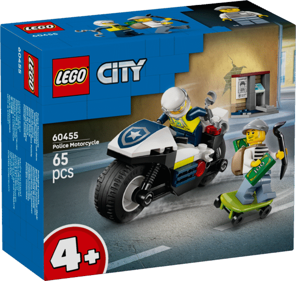 LEGO City Politseimootorratta tagaajamine