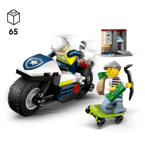 LEGO City Politseimootorratta tagaajamine - Image 2