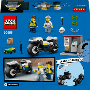 LEGO City Politseimootorratta tagaajamine - Image 3