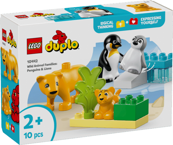 LEGO DUPLO Metsloomade perekonnad: pingviinid ja lõvid