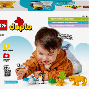 LEGO DUPLO Metsloomade perekonnad: pingviinid ja lõvid - Image 2