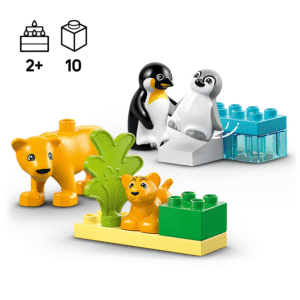 LEGO DUPLO Metsloomade perekonnad: pingviinid ja lõvid - Image 4