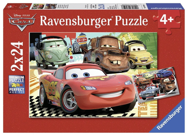 Ravensburger pusle 2x24 tk Autod