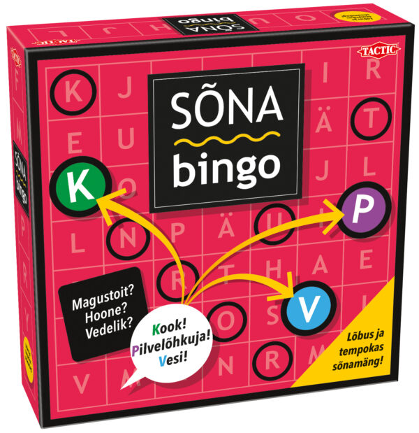 Tactic lauamäng Sõna Bingo
