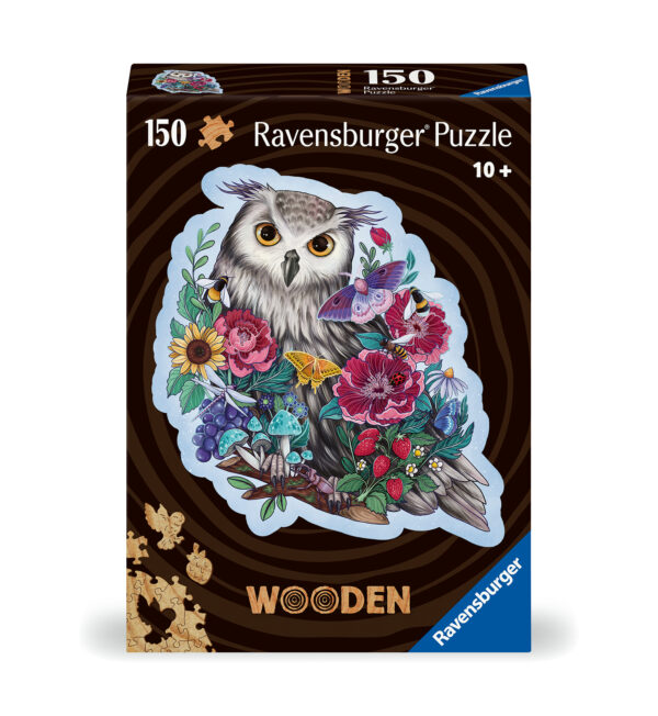 Ravensburger puidust pusle 150 tk Müstiline öökull