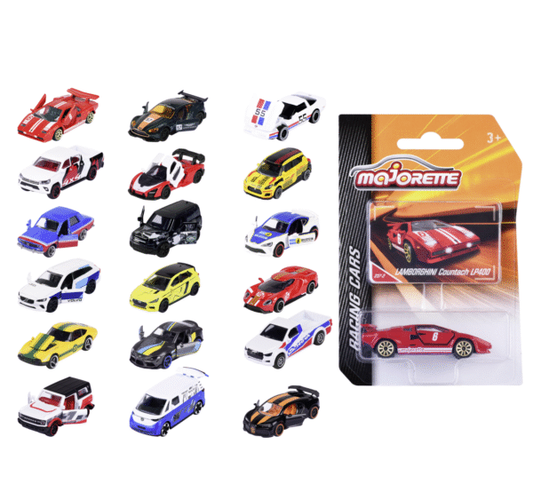 Majorette Racing cars mudelautod