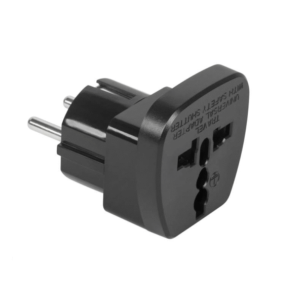 US-Euro toite ülemineku adapter maandusega