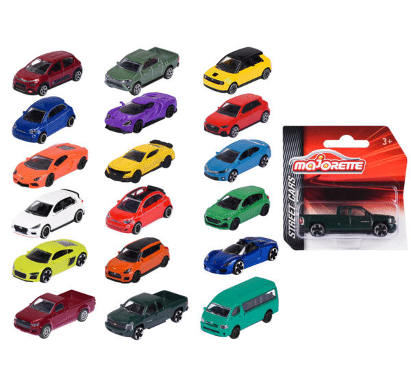 Majorette Street cars mudelautod