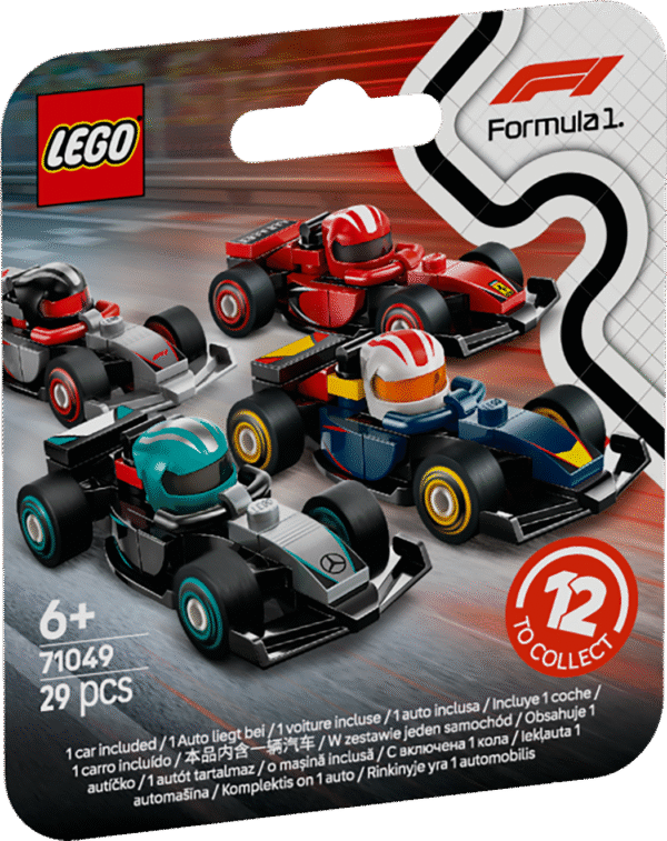 LEGO Minifiguurid F1 kogutavad autod