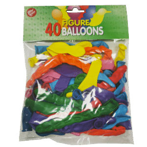 Bini figuurõhupallid, 40 tk