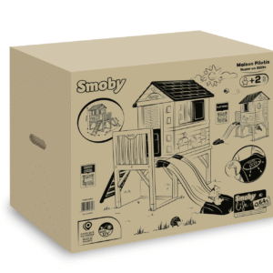 Smoby kõrge mängumaja liumäega - Image 4