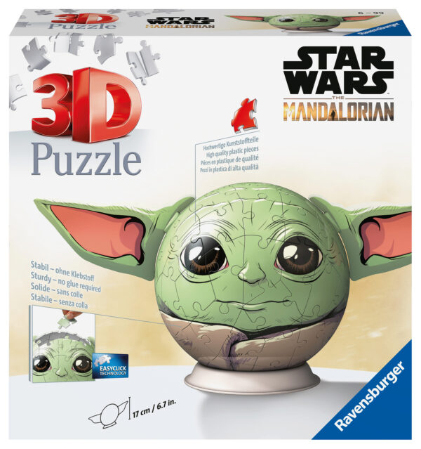 Ravensburger 3D puslepall 72 tk Star Wars Mandalorian Grogu