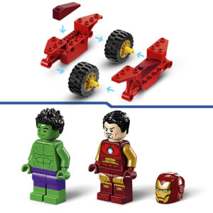 LEGO Super Heroes Iron Man koos ratta ja The Hulkiga - Image 6