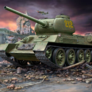 Revell liimitav mude Vene tank T34/85 1:72 - Image 3