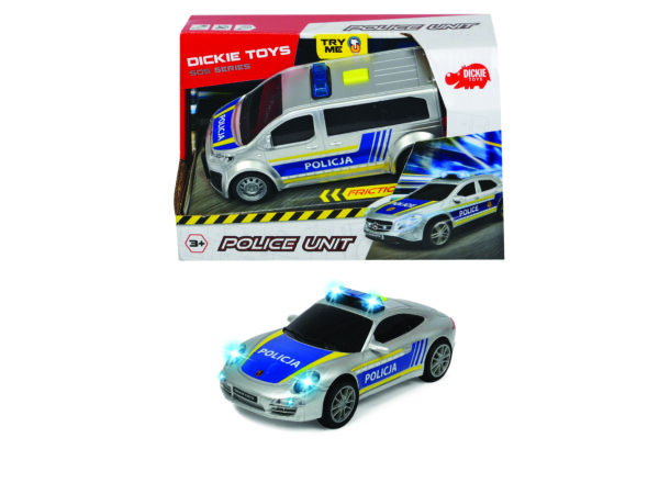 Dickie Toys  politseiüksus 2 erinevat