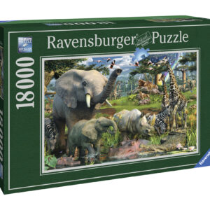 Ravensburger pusle 18000 tk Aafrika loomad