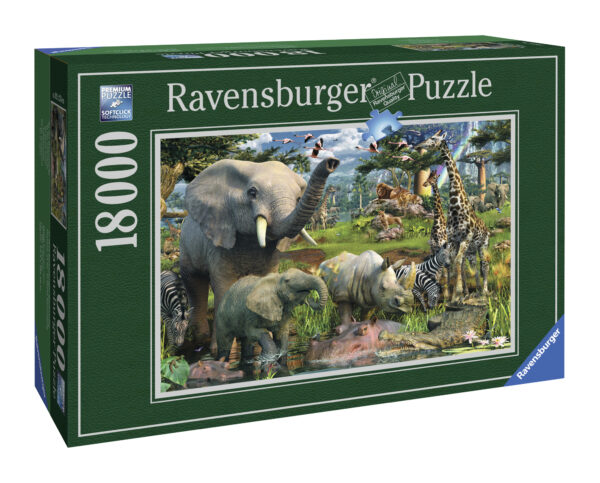 Ravensburger pusle 18000 tk Aafrika loomad
