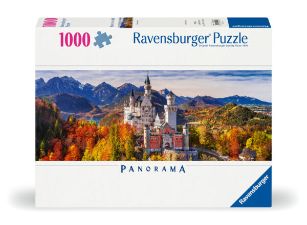 Ravensburger panorampusle 1000 tk Neushcwansteini loss