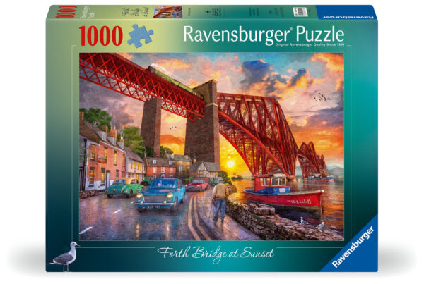 Ravensburger pusle 1000 tk Forthi sild päikeseloojangul