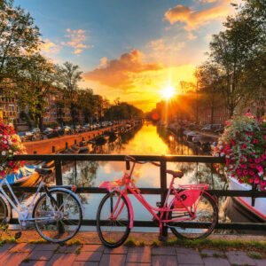 Ravensburger pusle 1000 tk Jalgrattad Amsterdamis - pilt 2