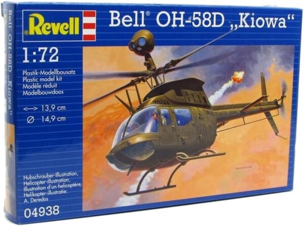 Revell liimitav mudel helikopter Bell OH-58D Kiowa 1:72