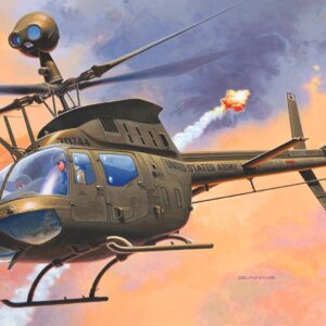 Revell liimitav mudel helikopter Bell OH-58D Kiowa 1:72 - Image 2