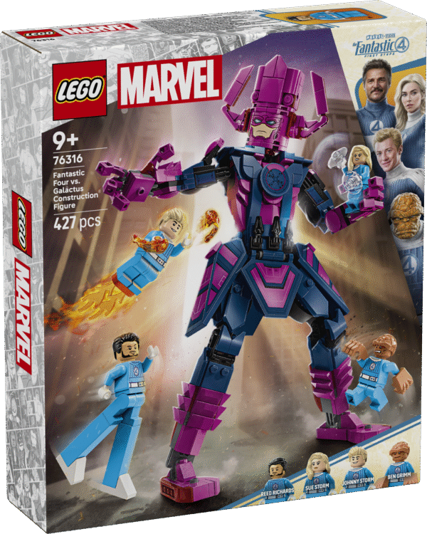 LEGO Marvel Fantastiline nelik vs. Galactus ehitusfiguur