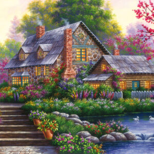 Ravensburger pusle 1000 tk Romantiline maamaja - Image 2