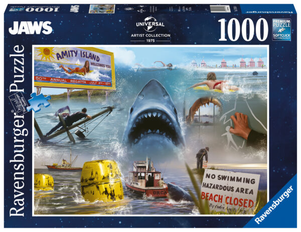 Ravensburger pusle 1000 tk Mängufilm Lõuad