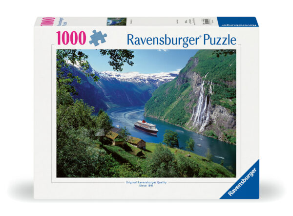 Ravensburger pusle 1000 tk Norra fjordid