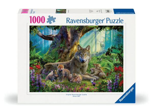 Ravensburger pusle 1000 tk Hundid metsas