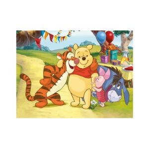 Dino klotsipusle puidust 12 tk Winnie Puhh ja sõbrad - Image 2